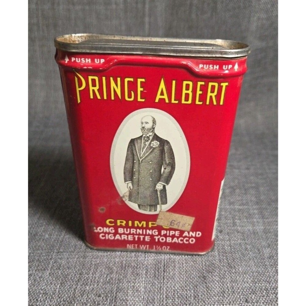 EMPTY Vintage Prince Albert Tobacco Tin 1.5 oz Collectible EMPTY TIN ONLY